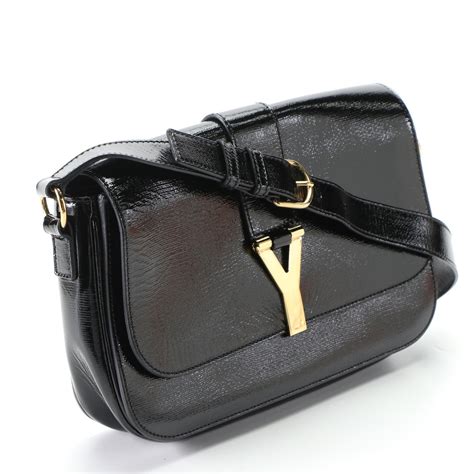 ysl chyc flap bag price|SAINT LAURENT Textured Patent Large ChYc Flap Bag Black .